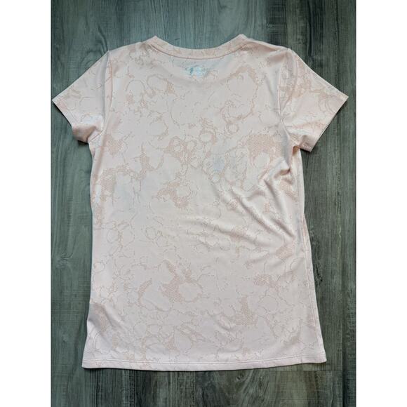 Under Armour Women's Seamless Melange Short Sleeve Peach Frost Heat gear Loose S - Picture 6 of 7